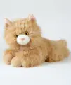 Мягкая игрушка Кошка рыжая пушистая 35 см