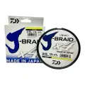 Плетённый шнур DAIWA J-BRAID X-4 135m Yellow-0,17-8,40кг