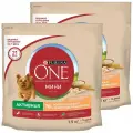 PURINA ONE мини активная для активных взрослых собак маленьких пород с курицей и рисом (1,5 + 1,5 кг)