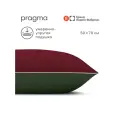 Подушка для сна Pragma Pulek, изумрудно-бордовый, 50х70 см