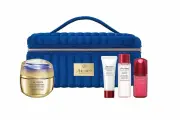 SHISEIDO Набор с концентрированным кремом в косметичке Vital Perfection Supreme, 50 мл + 15 мл + 30 мл + 10 мл + 1 шт