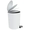 Мусорное ведро для кухни/для туалета 5л, белое, пластик, Primanova
