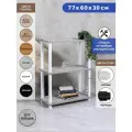 Этажерка деревянная GASTRORAG 0770/3, 3 полки, размеры 60 х 30 х 77 см
