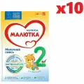 Смесь молочная Малютка 2 с 6 месяцев 600 г 10 шт