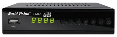 Цифровой приемник World Vision T645/ цифровая приставка с дисплеем и кнопками управления на панели