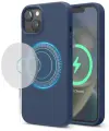 Elago силиконовый чехол MagSafe для iPhone 14, Soft silicone синий