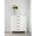 Комод для белья Джульетта PRIME, 5 выдвижных ящика, ШхВ:75х95см, цвет молочный дуб