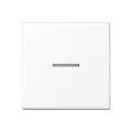 JUNG A Flow/A 550 Белый матовый Клавиша 1-ая с подсветкой, A590KO5WWM