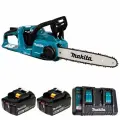 Пила цепная аккумуляторная 35см 36В, акк 2х5Ач и з/у, Makita DUC353PT2