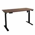 Стол с регулировкой высоты электрический LuxAlto LA-T33-E6 черный/дуб коричневый ЛДСП 140*60*2.5