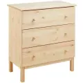 Комод Тарва TARVA 3 ящиков, массив сосны