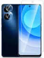 Защитное стекло для Tecno Camon 19 (Техно Камон 19) гибридное - пленка + стекловолокно на Экран и Камеру прозрачное силиконовая клеевая основа Brozo