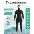 Гидрокостюм Мужской с капюшоном неопрена 5 мм