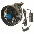 Вентилятор в салон 12V на присоске синий, HX-T703E DC12V blue, MITCHELL