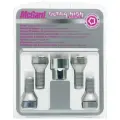 Болты-секретки McGard 27216SL М12х1.25, длина стержня резьбовой части L22mm, общаяя длина 46mm, конус, ключ S17mm, 4 болта 1 ключ, вращающееся кольцо, хром