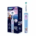 Детская электрическая зубная щетка Oral B D103K, 2 напоминания о чистке зубов с интерактивным приложением, подарочный набор, бесплатные насадки