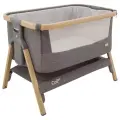 Колыбель Tutti Bambini CoZee с колесами Oak and Charcoal, приставная, с регулировкой по высоте