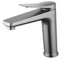Смеситель Lemark Bronx LM3737, для раковины, латунный, серый