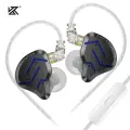 KZ ZSNPro 2 металлические внутриканальные наушники, Blue with mic