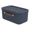 Ящик Rotho Maloja для хранения вещей, пластиковый с крышкой и ручкой, темно-синий, 12 л (1054906250)