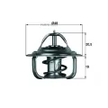 MAHLE TX 1 87D Термостат