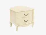 Прикроватная тумбочка K-home Джульетта, МДФ, два ящика, цвет дуб шампань