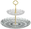 Фруктовница Lefard 2-х ярусная Muza crystal 18х30х28,5 см