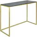Консоль TORI, золотая/стекло