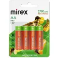Аккумулятор Ni-MH Mirex HR6 / AA 2700mAh 1,2V 4 шт , ecopack