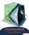 Зимняя палатка Terbo Mir 2016 new / трёхслойная с выходом под дымоход / походная баня