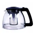 Чайник Mayer&Boch Glass, заварочный, ситечко, черный, стекло, 1л