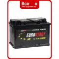 Аккумуляторная батарея EUROSTART Extra Power 74Ah R+ (низкий) EU740