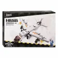 Конструктор JAKI Модель самолёта, 414 деталей, ABS-пластик