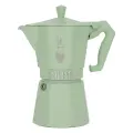 Кофеварка гейзерная Bialetti Moka Express Exclusive на 6 порций, алюминий, мятная
