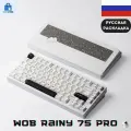 Клавиатура Rainy 75 Pro, GalaxySilver/CocoaSwitches/Anodized