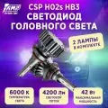 Светодиодная лампа для авто AMP CSP H02s HB3
