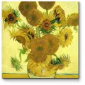 Модульная картина Ваза с пятнадцатью подсолнухами,Винсент Ван Гог 110x110