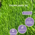 Искусственный газон Tropicana 35мм. ворс 1х4м (4кв. м), цвет зелёный