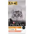 Сухой корм Pro Plan для здоровья шерсти и кожи взрослых кошек, с высоким содержанием лосося 1,5 кг х 3шт
