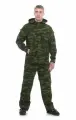 Костюм тактический Скорпион-2, с капюшоном и карманами, флора зелёная 44-46 / 170-176, зеленый, для мужчин и женщин