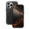 Кожаный чехол iCarer Oil Wax для iPhone 16 Pro Max, черный