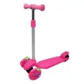 Трехколесный самокат удача BQ-905 (розовый) Светящиеся колеса
