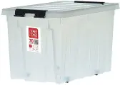 Контейнер для хранения Rox Box (070Д-00.07) 589х396х375 мм 70 л с крышкой и роликами