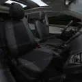 Чехлы Автопилот для Ford Focus III Sport/Titanium Sd/Hb/Wag с 11г. (с подлокотником). Алькантара, ромб, черный, черный.
