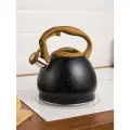Agness Чайник со свистком 937-811 3 л, 3 л, черный