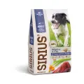 SIRIUS Сухой корм для собак Индейка и Утка с овощами средние породы 12 кг 5564 1/4