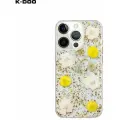 Чехол Flowers для iPhone 14 PRO Max, желтый