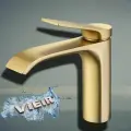 Смеситель для раковины V343511S золотой литой серия VIER