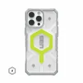 Чехол с поддержкой MAGSAFE UAG Pathfinder Clear для iPhone 16 Pro Max 6.9, цвет неон (Active Neon)