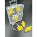 Комплект беруши и зажим для носа для плавания и бассейна SwimRoom “Earplugs and nose clip”, цвет желтый